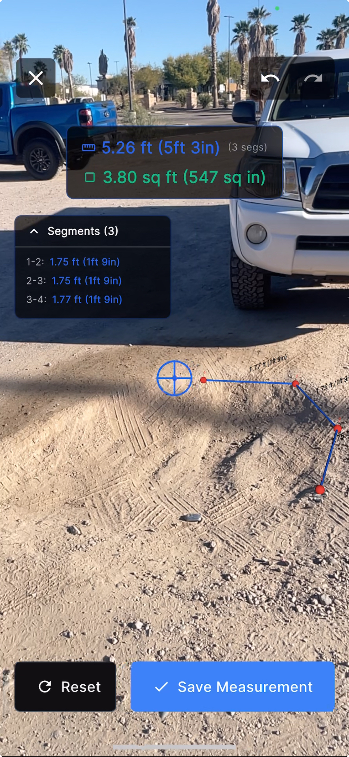 AR-based measurements