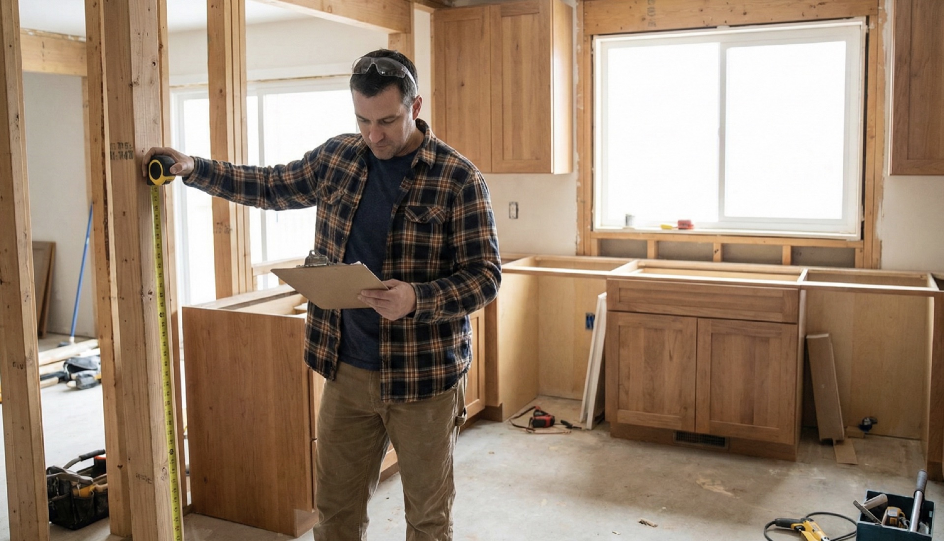 Interior remodeling project